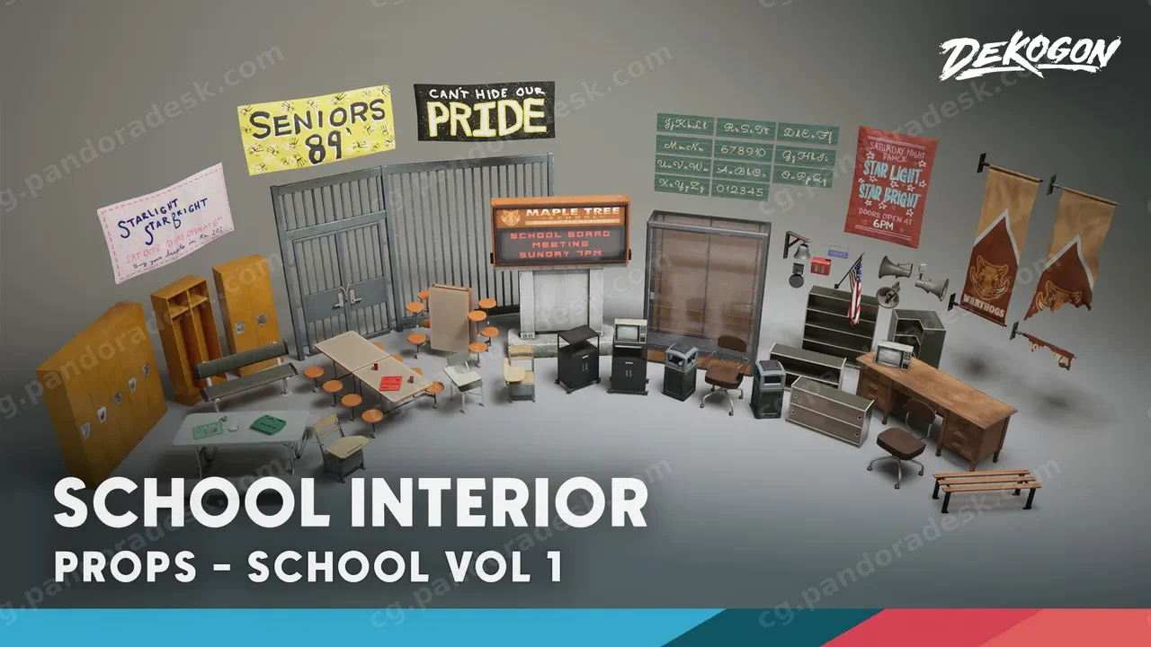 学校 第一卷 - 学校内部 School VOL.1 - School Interior