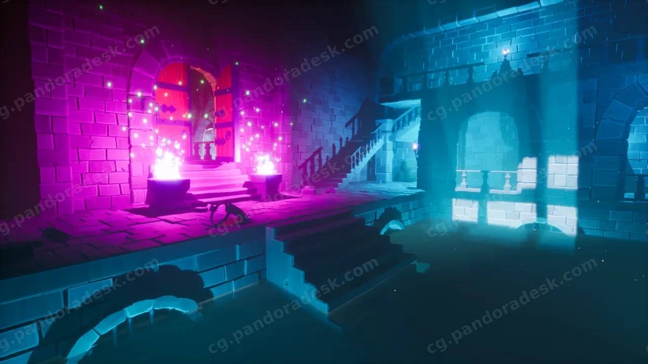 地下城/迷宫-Stylized Modular Dungeon Pack