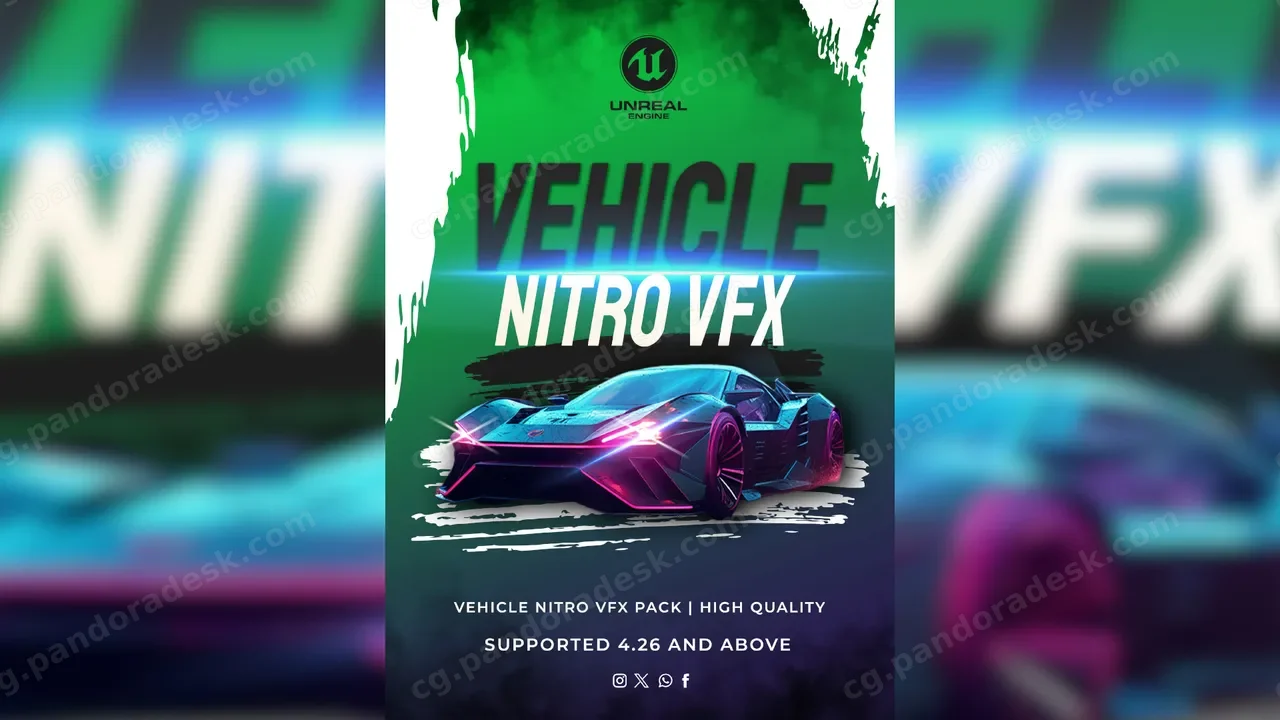 车载特效包 - Vehicle Nitro VFX Pack