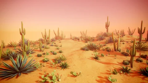 风格化的沙漠植物 - Stylized Desert Plants