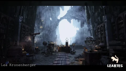 魔法奇幻洞穴-Merlin s Cave Environment ( Fantasy / Dungeon )