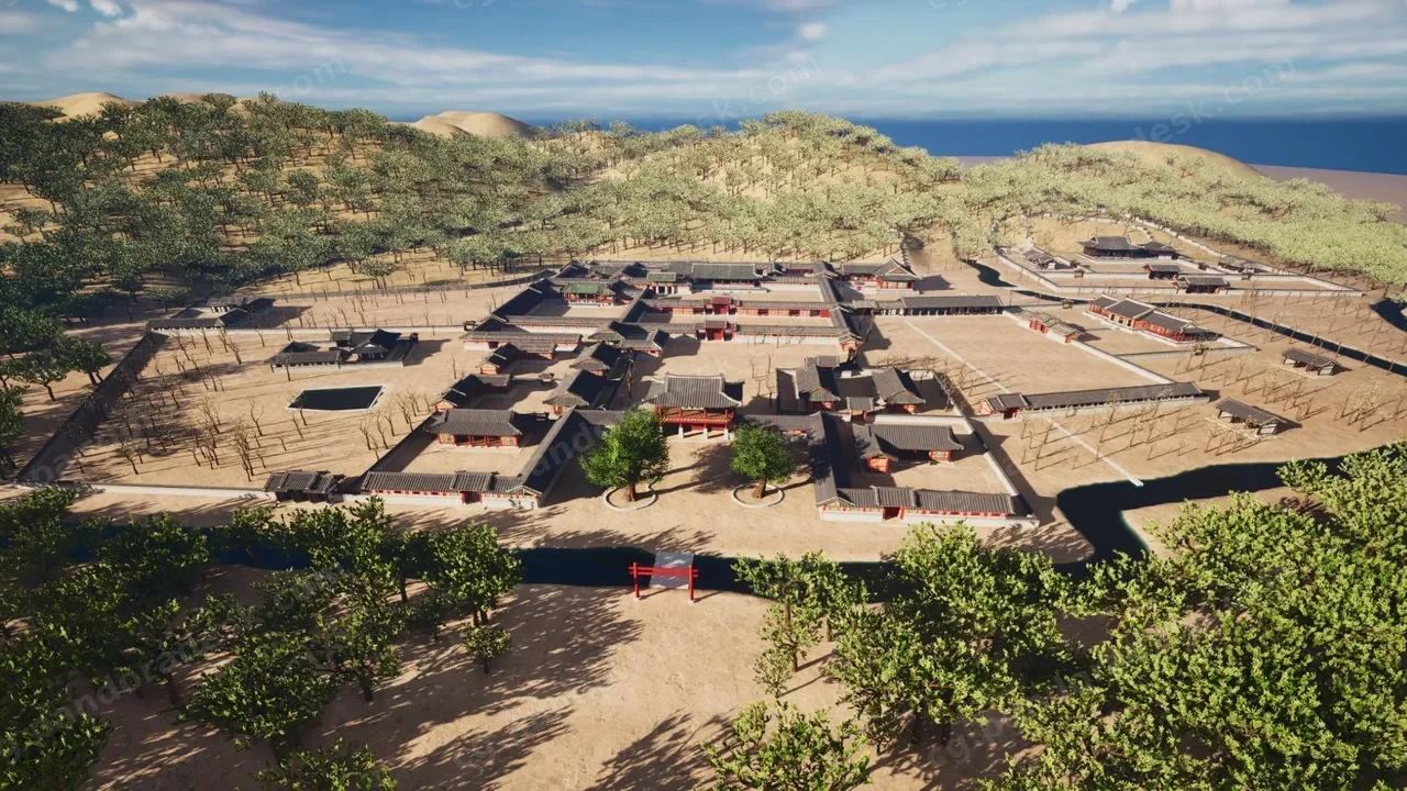 韩国古风院子建筑场景 - KCISA - HWASEONG HAENGGUNG Ver.2024
