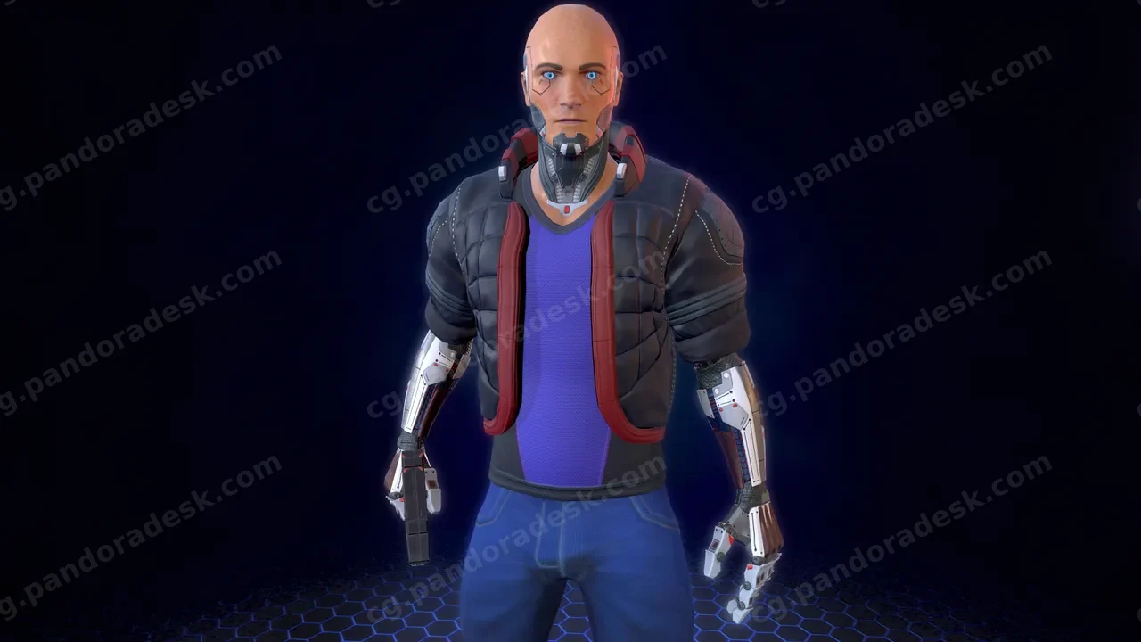 科幻机器人-Cyberpunk Character