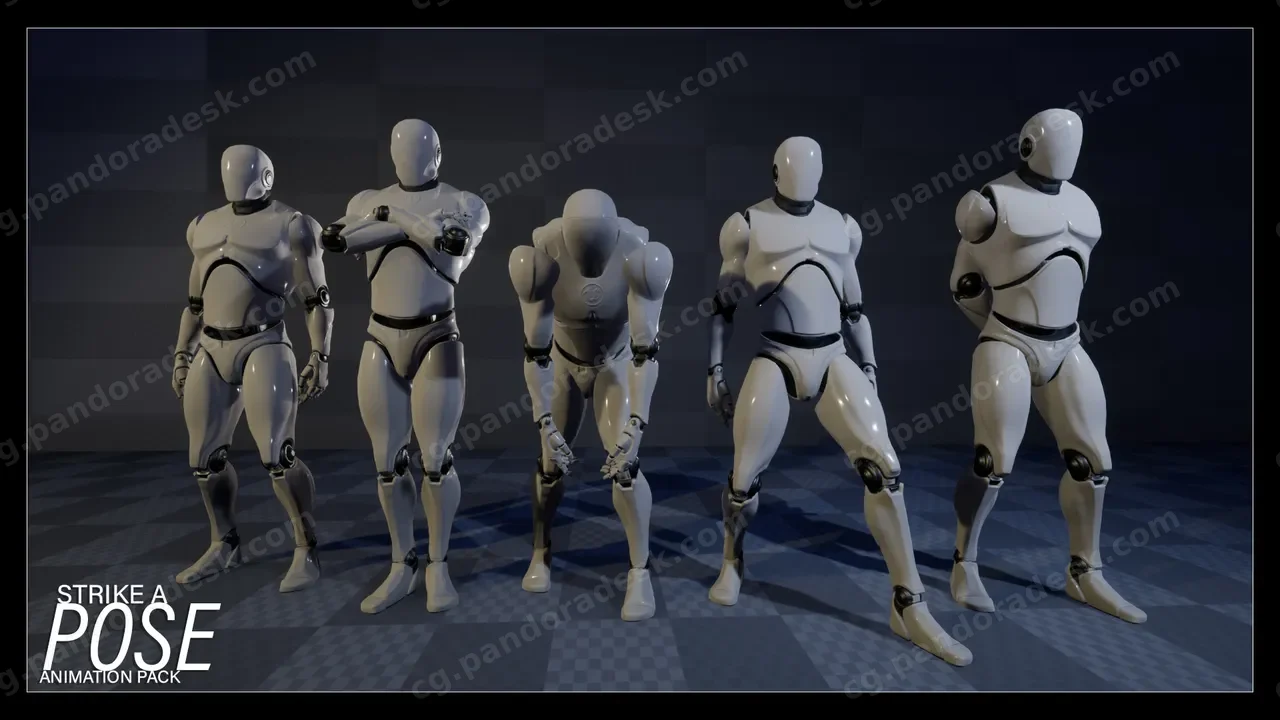 闲置姿势动画 - Strike A Pose - Animation Pack