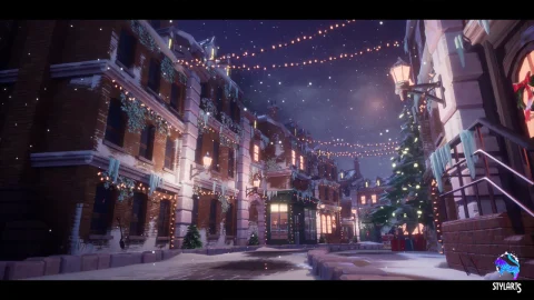 圣诞小镇-Stylized Christmas Town