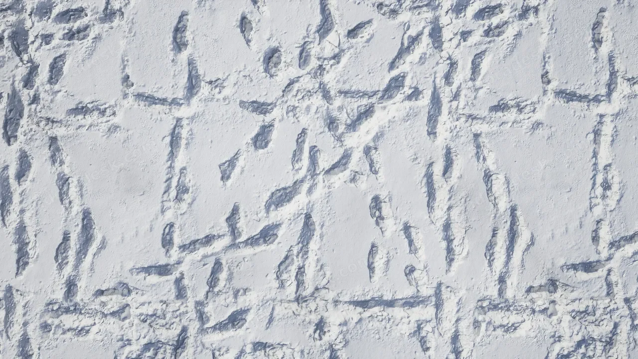 雪地材质 - Snow area materials. part 01