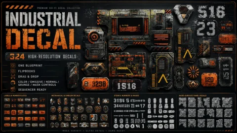 工业贴花 - Industrial Decal