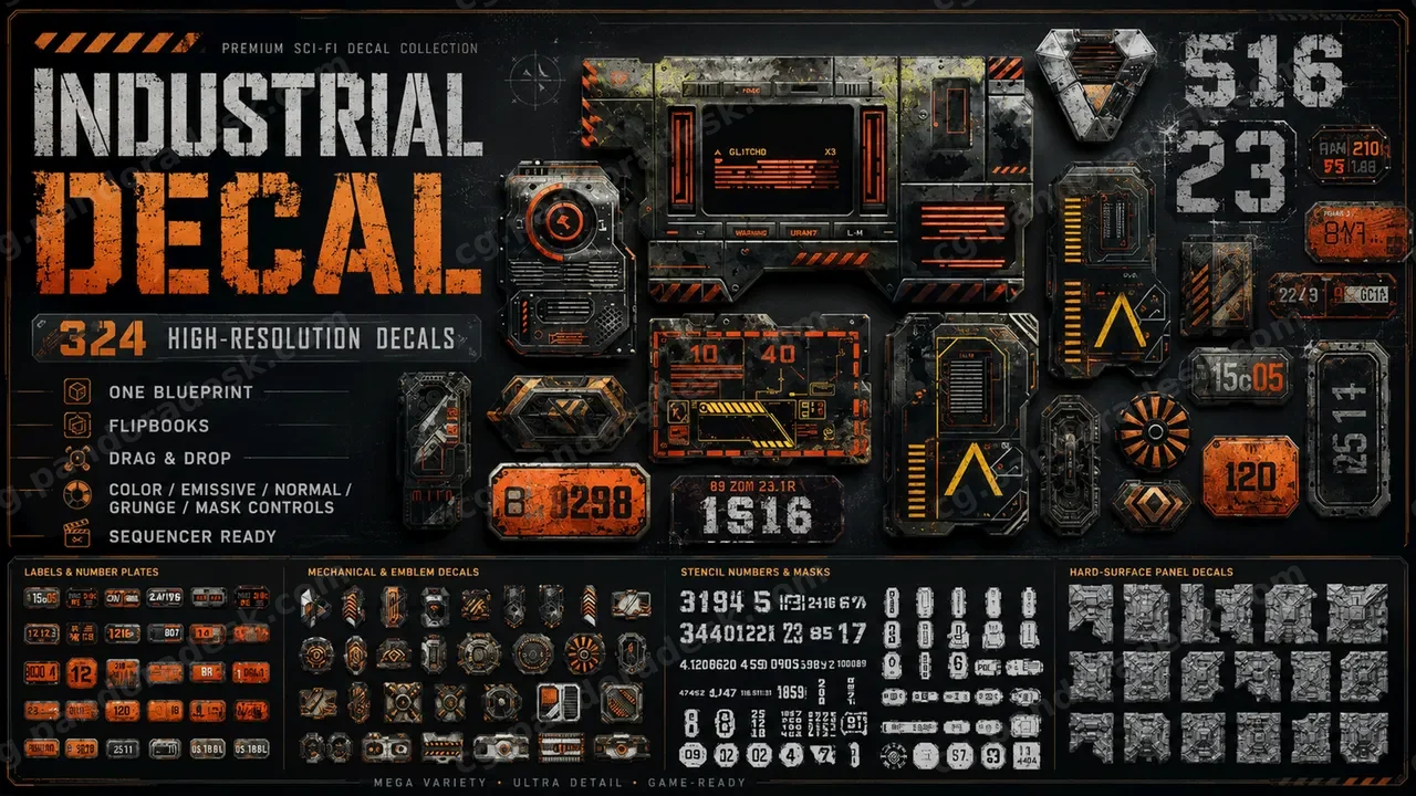 工业贴花 - Industrial Decal