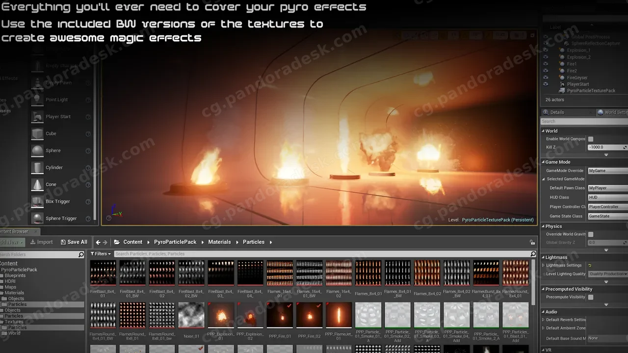 火焰特效-Pyro Particle Texture Pack v1