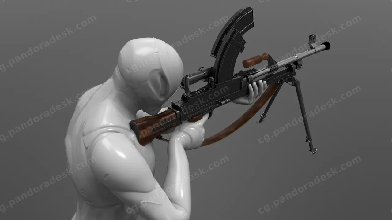布伦轻机枪轻机枪 - Bren Light Machine Gun LMG