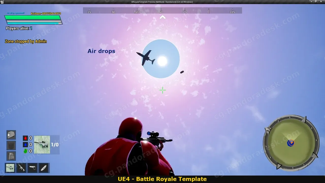吃鸡模型模板蓝图-Advanced Battle Royale Template