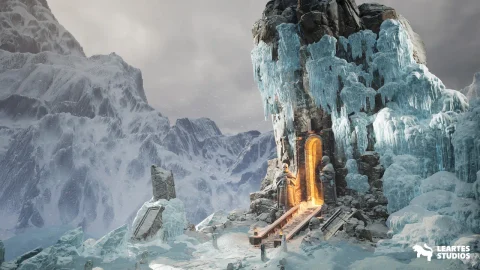 冰冻复古北欧环境冬日场景 - Frozen Norse Environment