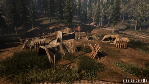 中世纪帐篷和露营道具包 - Medieval Tents & Camping Props Pack