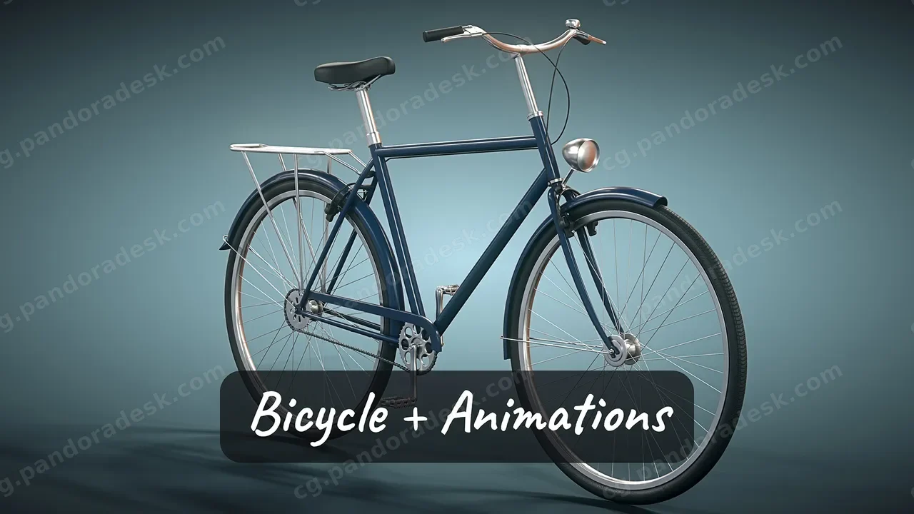 自行车与动画 - Bicycle With Animations