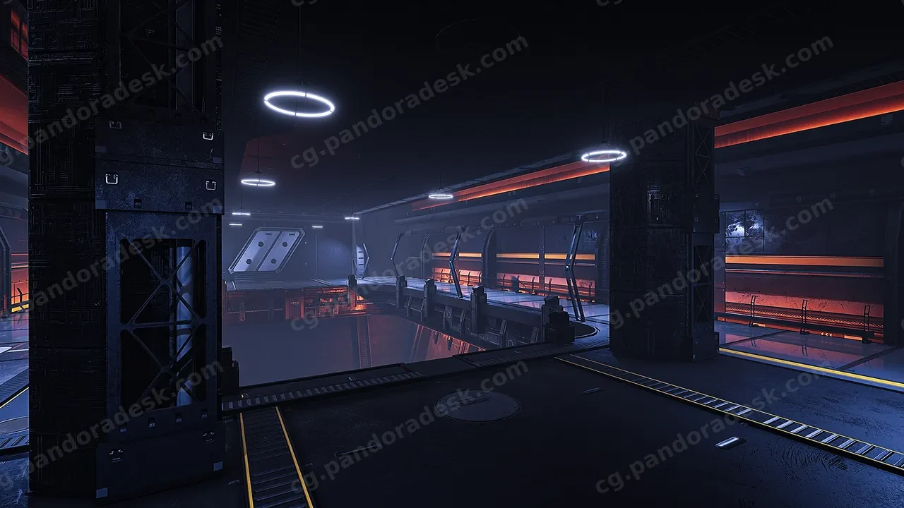 科幻地下环境 - Modular Sci-Fi Underground Environment