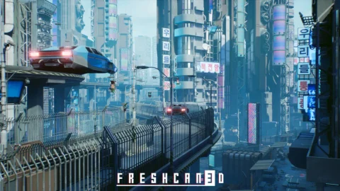 大型反乌托邦城市环境 - Dystopian City Environment