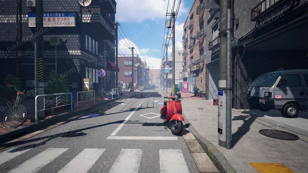 现代日本城市街道-Japanese Street