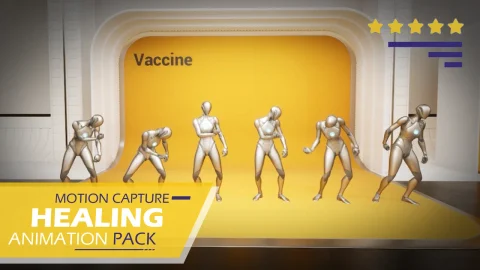 治疗动作捕捉动画包 v2 - Healing Mocap Animation Pack v2