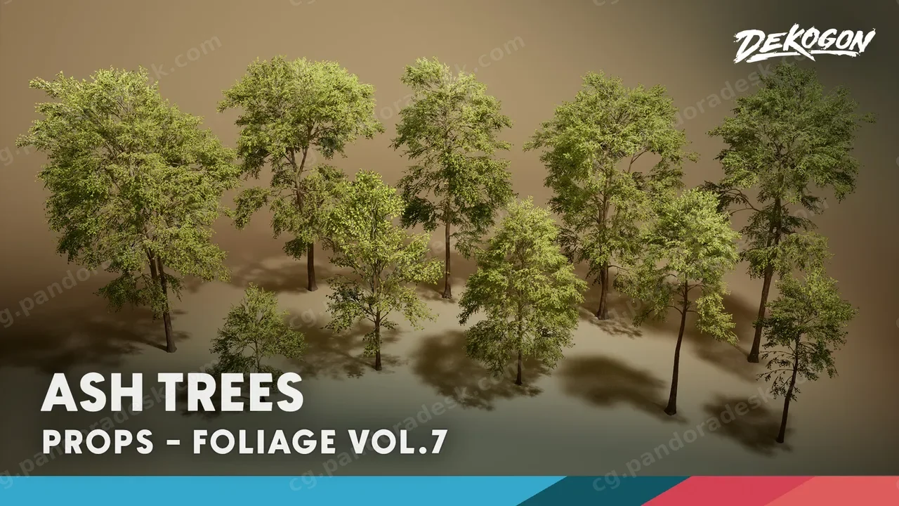 白蜡树 - Foliage VOL.7 - Ash Trees (Nanite and Low Poly)