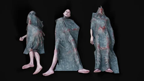 尸体素材包 Death Male Body Parts Collection VOL.VII