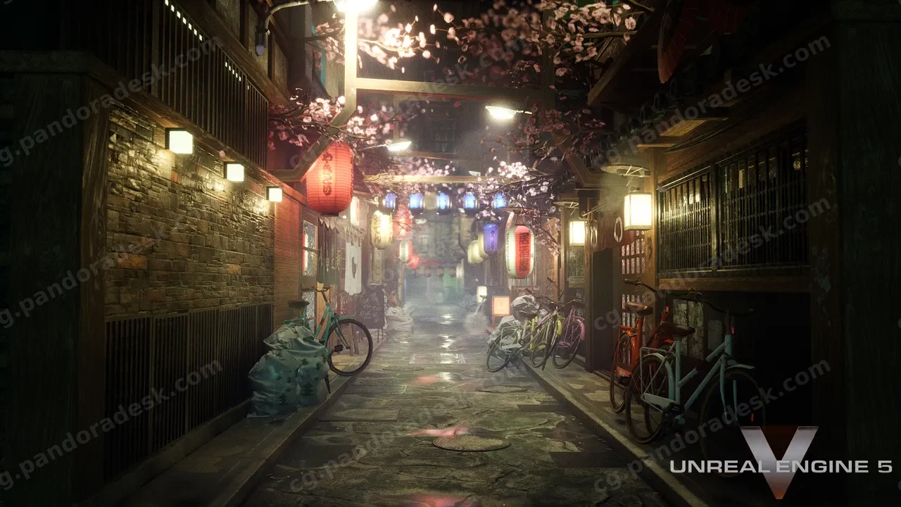 日本小巷环境包-A Japanese alley environment pack