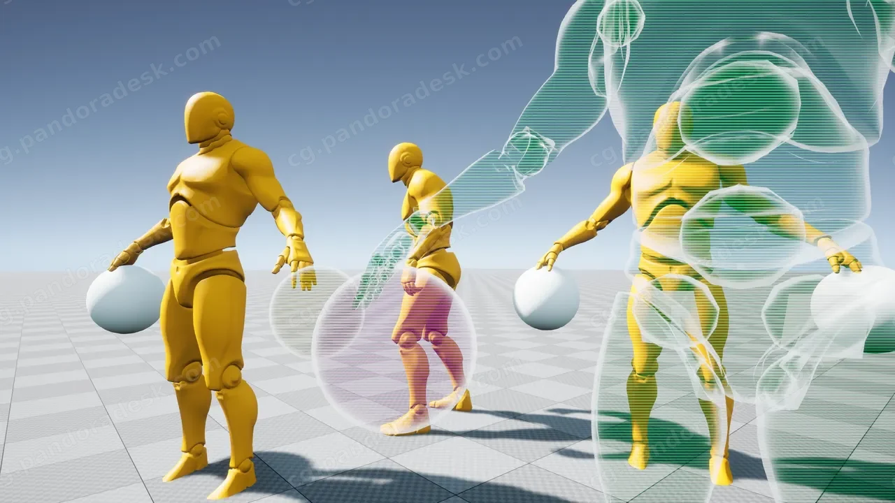 根据摄像机渐变淡入淡出对象 - Advanced Fade Objects PRO - Multicolor