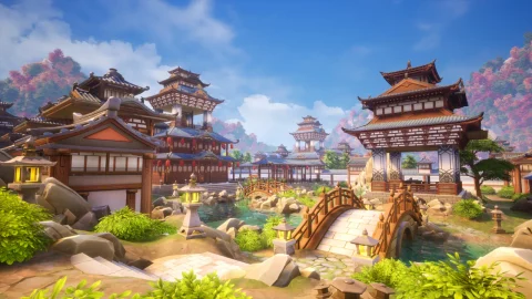 风格化中国古代建筑 - Fantasy Asian Palace Asset Pack