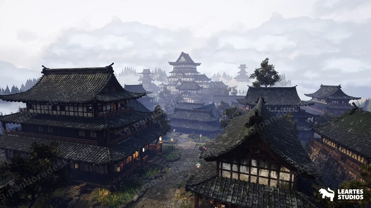 日本封建城堡环境 - Feudal Japanese Castle Environment