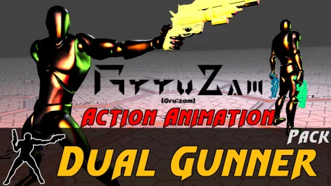 时尚双枪手组合动作角色扮演游戏 Stylish Dual Gunner Pack Action RPG Game