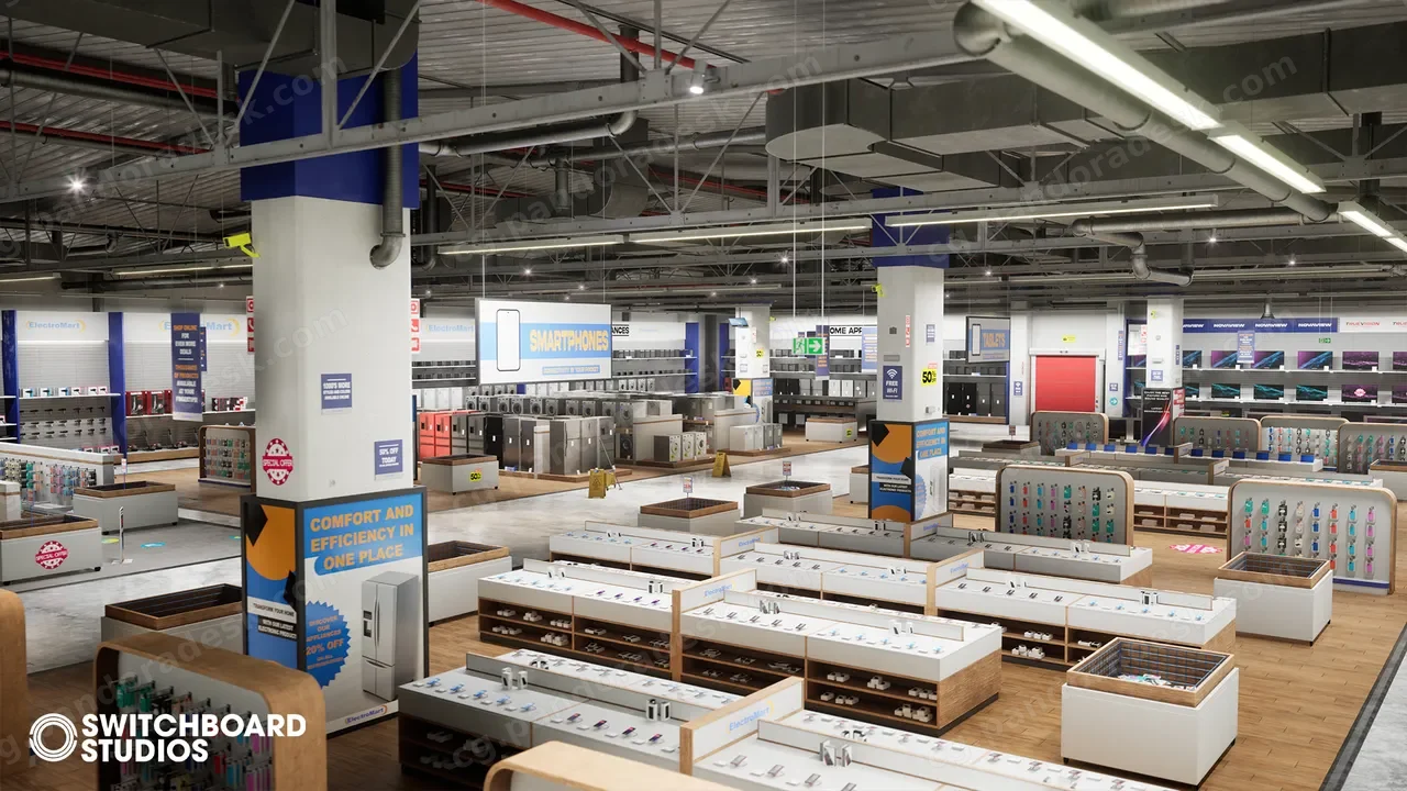 电子超级商店模块化环境 Electronics Mega Store Modular Environment