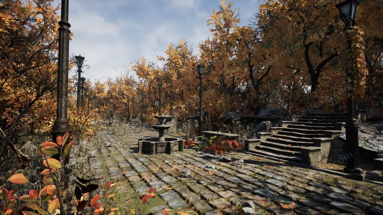 秋天的小巷 - Autumn alley