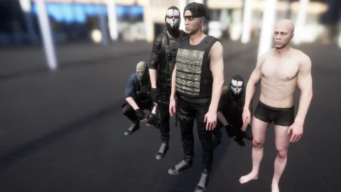 武装劫匪暴徒-Character Military Bandit 2