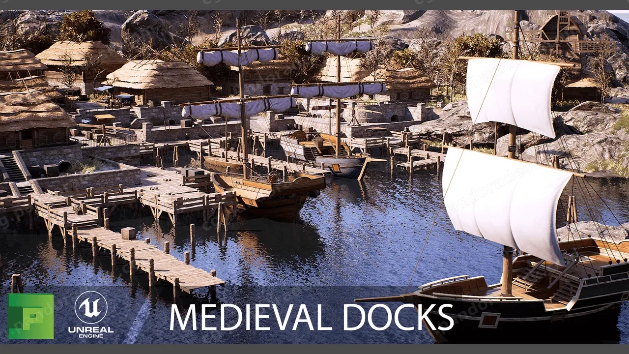 中世纪船坞码头-Medieval Docks