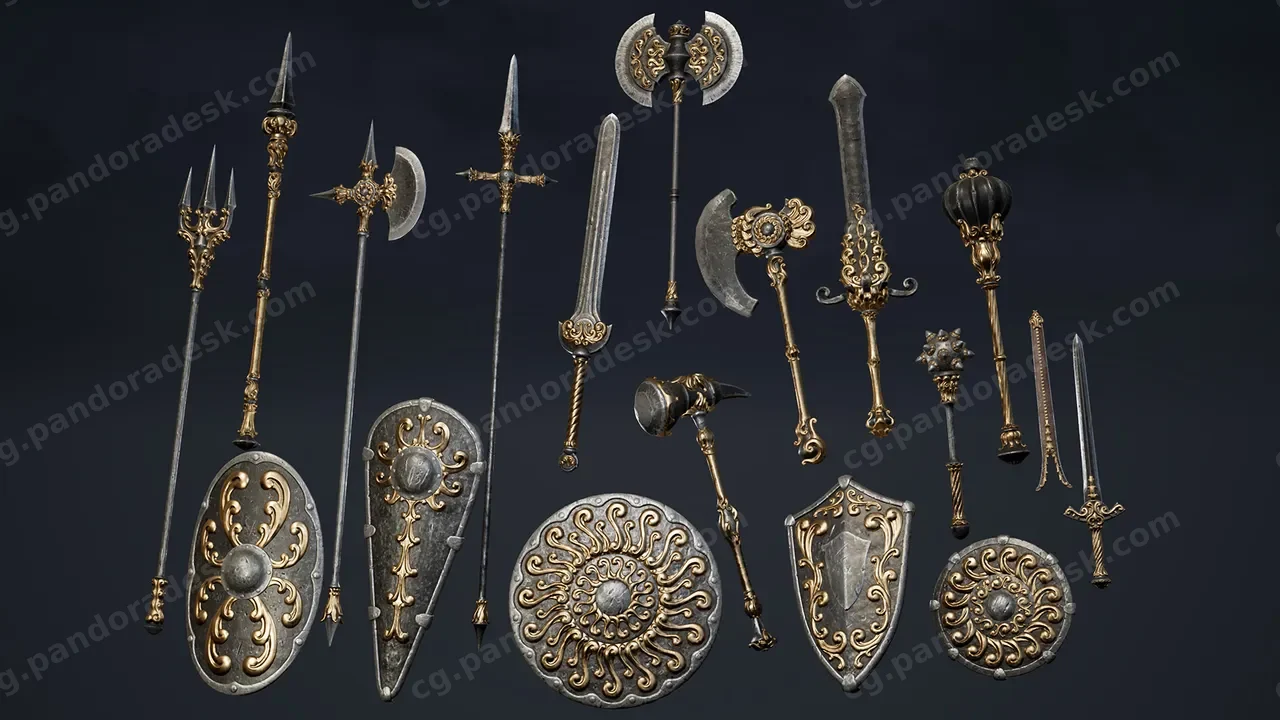 中世纪奇幻武器包 - Fantasy Weapons Pack