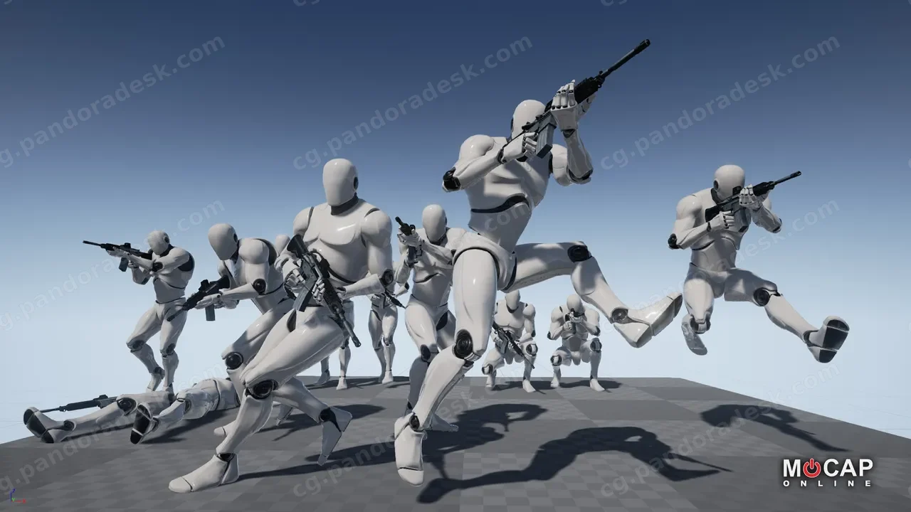 步枪动作 - Rifle Starter - MoCap Pack