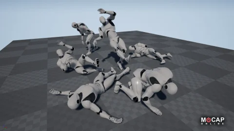 死亡动画 - 动作捕捉包 - Death Animations - MoCap Pack