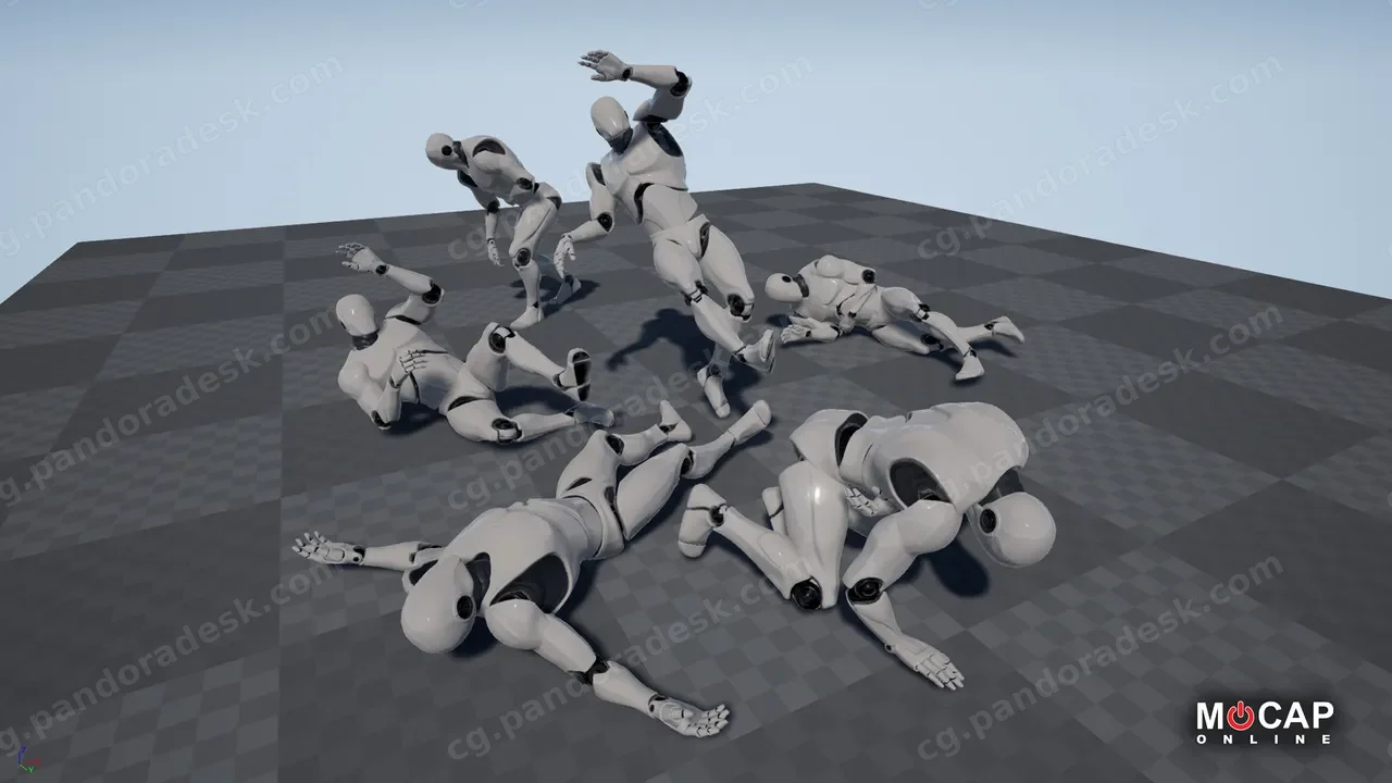 死亡动画 - 动作捕捉包 - Death Animations - MoCap Pack