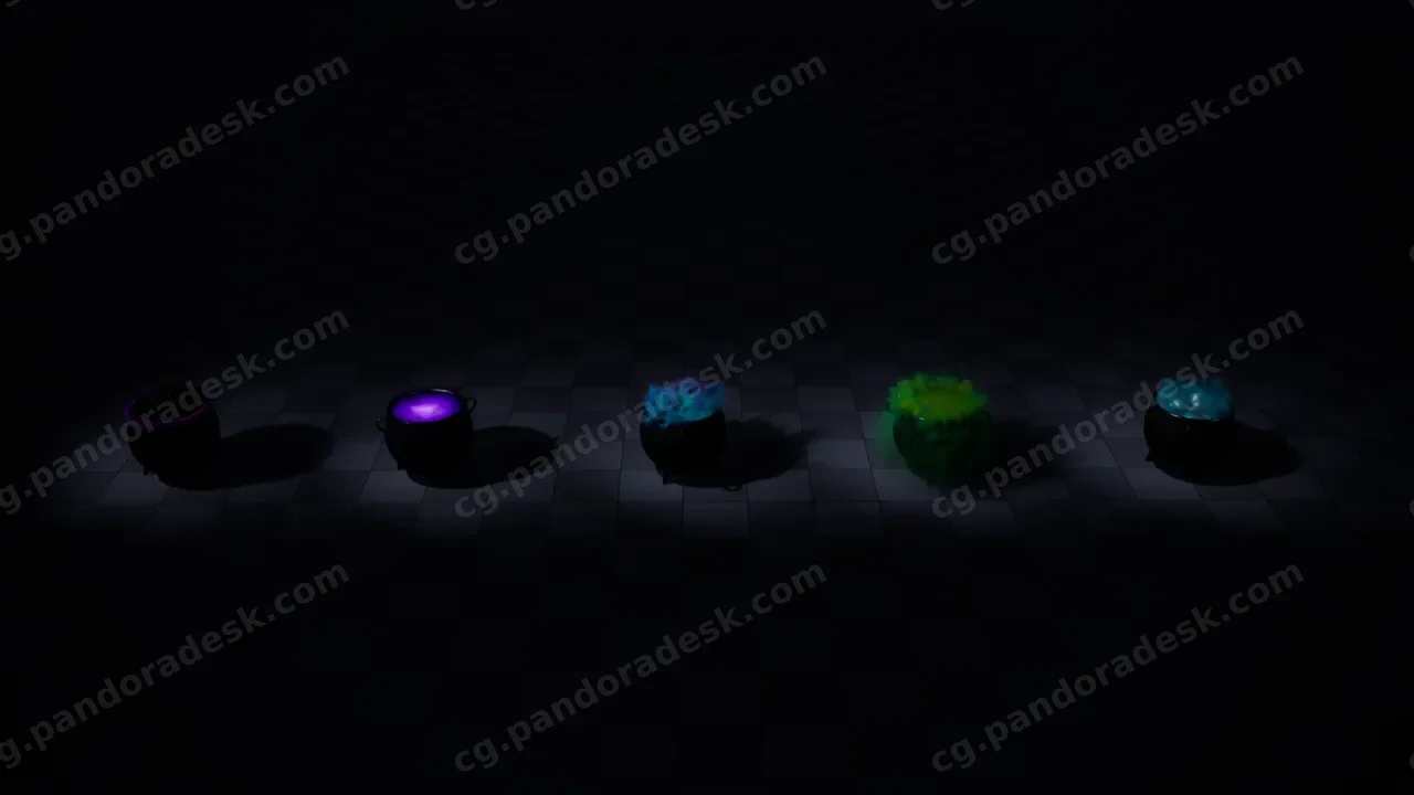 坩埚魔法烟雾特效 Cauldron FX VDB