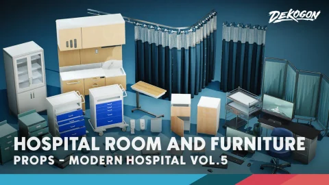 现代医疗道具 - Modern Hospital Props VOL.5