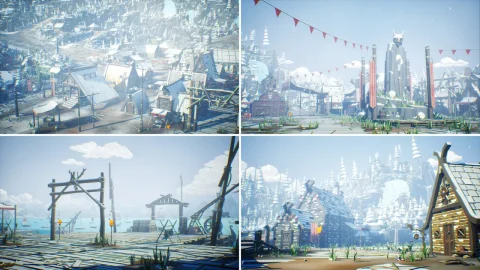 lowpoly维京世界 - Low Poly Viking World