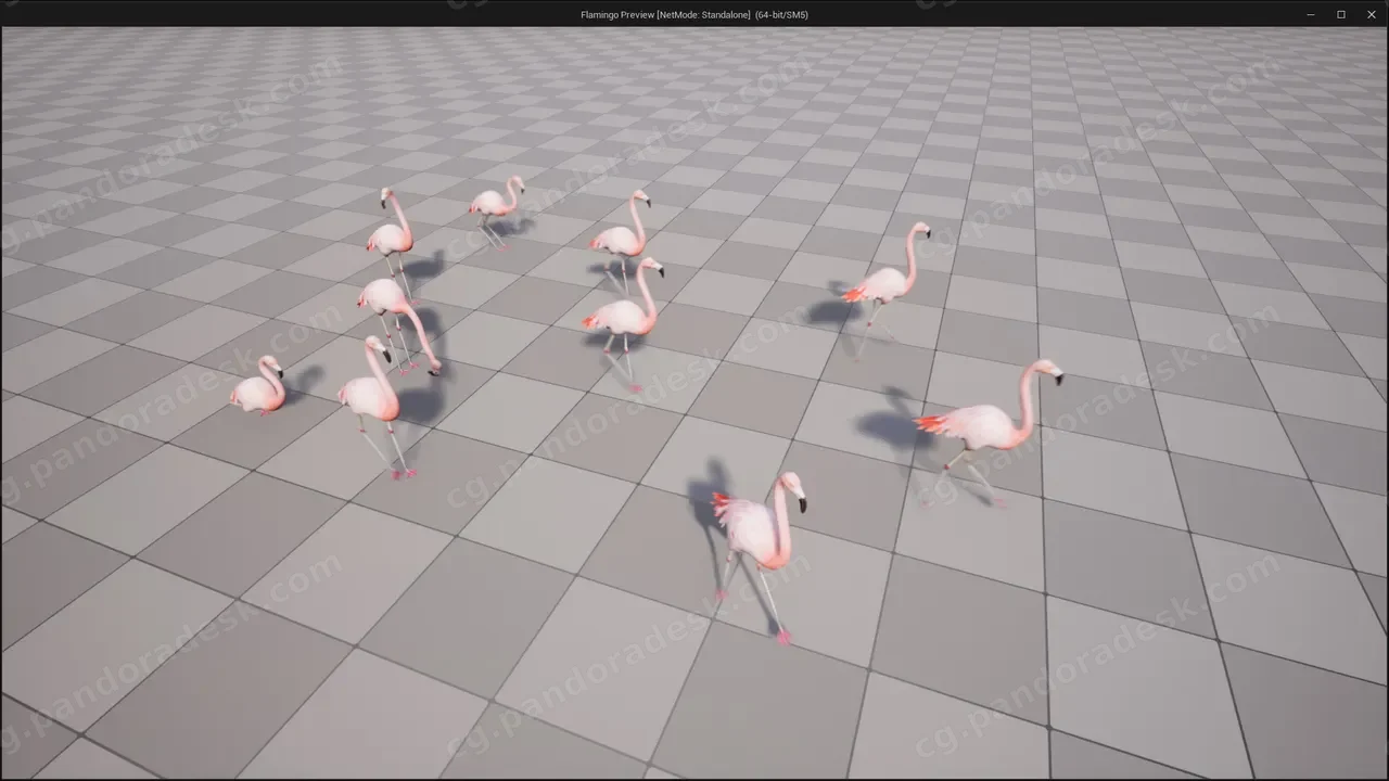 火烈鸟-Flamingo Animated