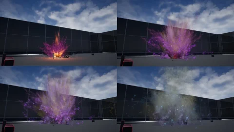 爆炸特效包 - Liquid_ExplosionVFX
