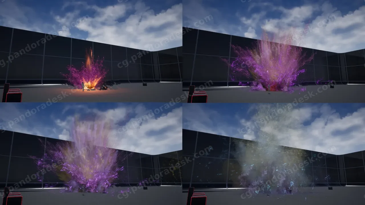 爆炸特效包 - Liquid_ExplosionVFX