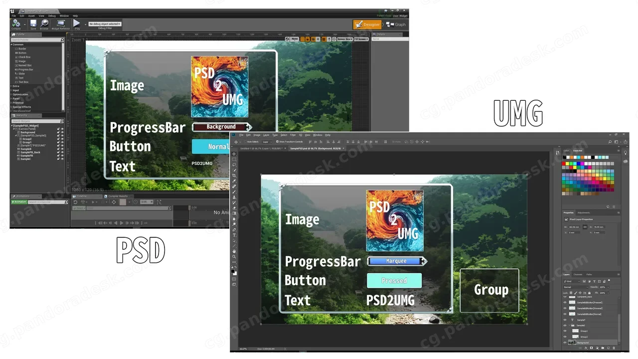PSD转UMG插件 - PSD2UMG