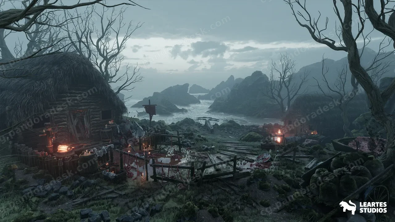 灾后中世纪村庄环境+终极关卡艺术工具 - The Aftermath Environment (Medieval, Village) + ULAT