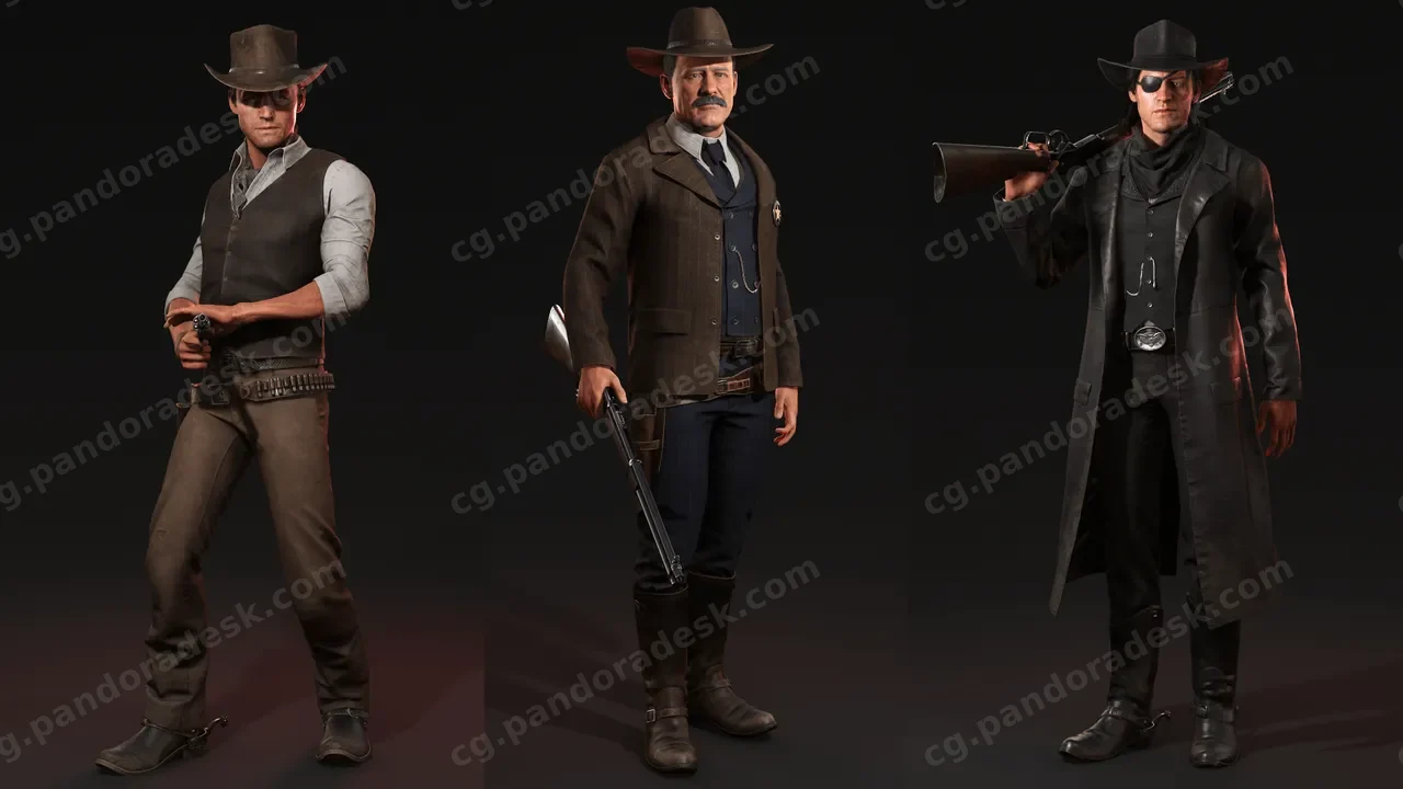 西部角色包 - Western Characters Pack