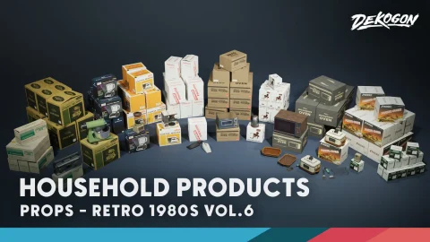复古80年代 第6卷 - 家用产品 - Retro 80's VOL.6 - Household Products