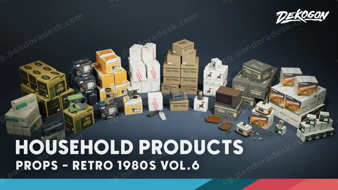 复古80年代 第6卷 - 家用产品 - Retro 80's VOL.6 - Household Products