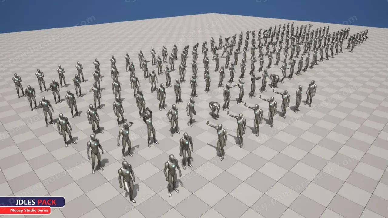 人体闲置动画 - MC Idles Pack
