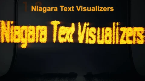 文字特效-Niagara Text Visualizers